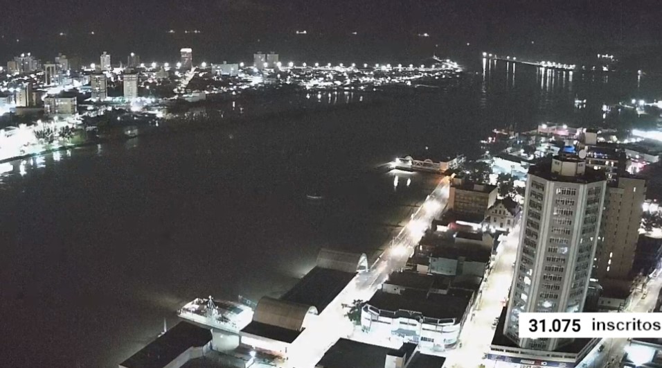 Câmera ao vivo Ferry Boat & Canal do Porto de Itajaí e Navegantes